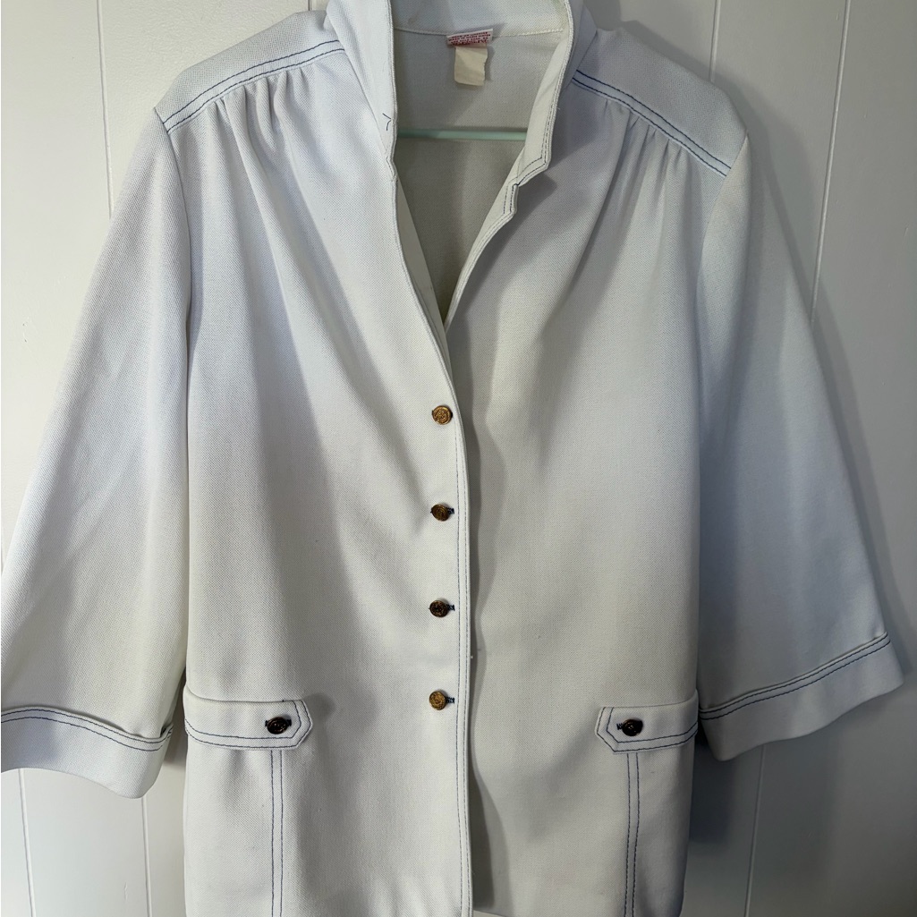 White Button-Up Jacket